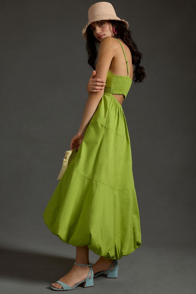 By Anthropologie V-Neck Tiered Bubble-Hem Dress #2