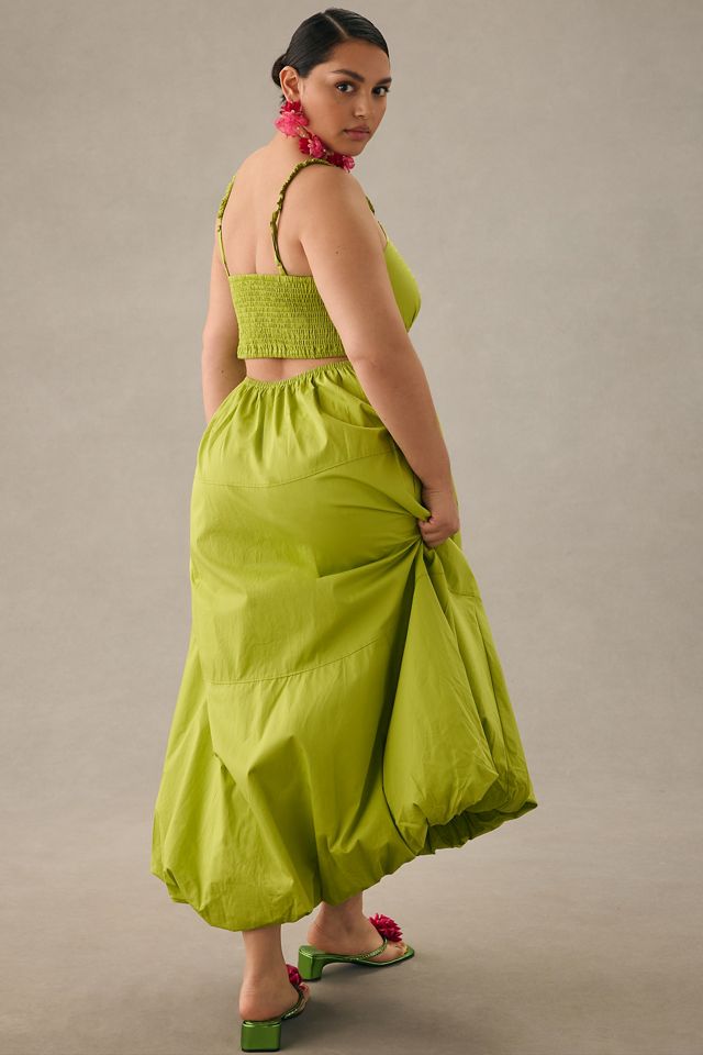 By Anthropologie V-Neck Tiered Bubble-Hem Dress #7