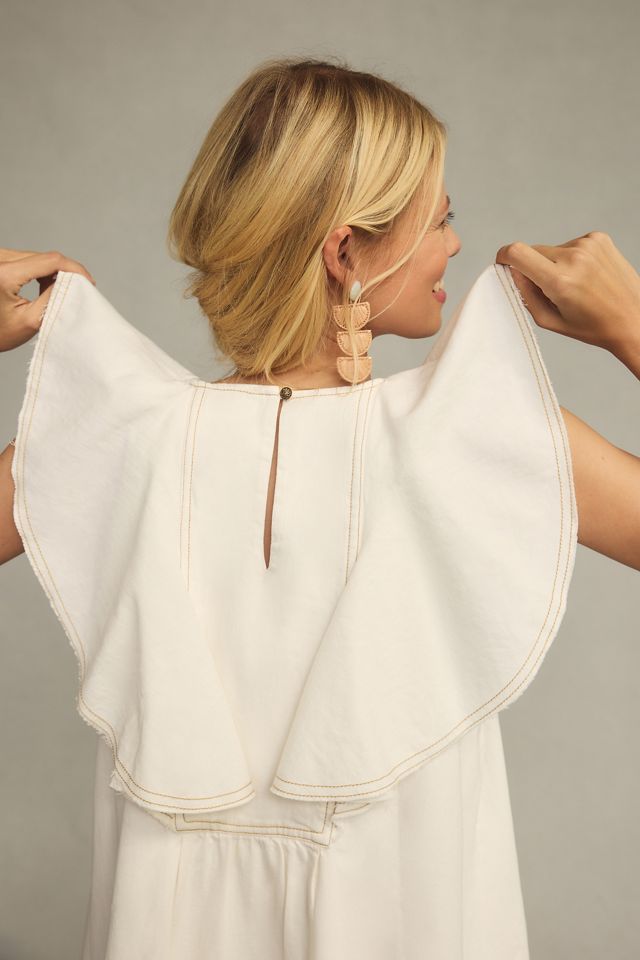 Pilcro Ruffle V-Neck Shift Dress #1