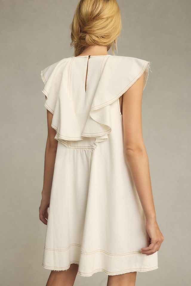 Pilcro Ruffle V-Neck Shift Dress #3