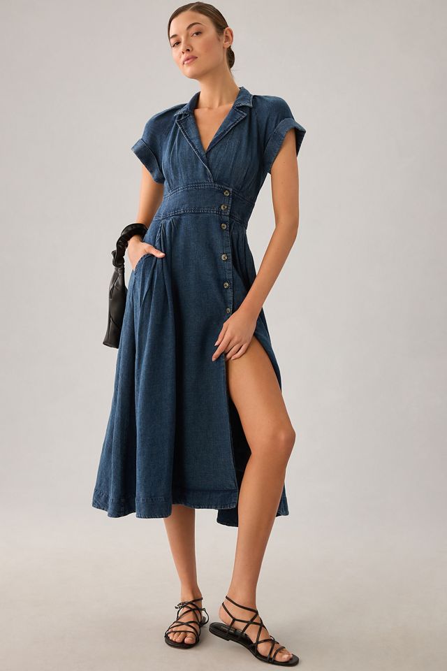 white christmas dresses Maeve Denim Dress main image 0