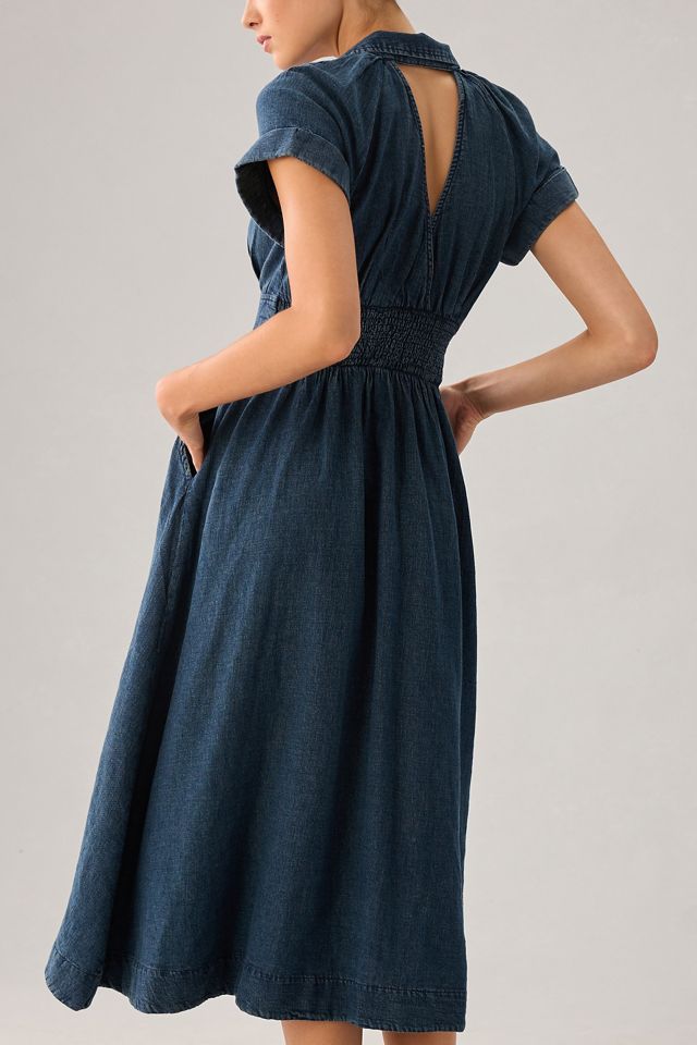 white christmas dresses Maeve Denim Dress