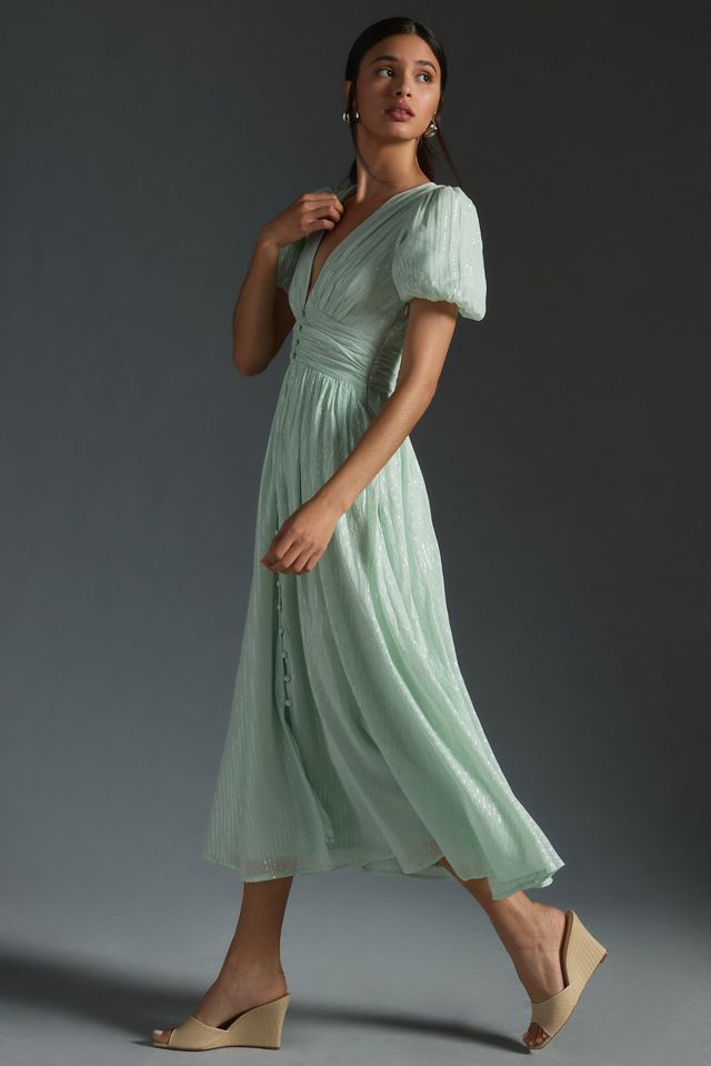 The Katerina Lurex Button-Front Dress #3