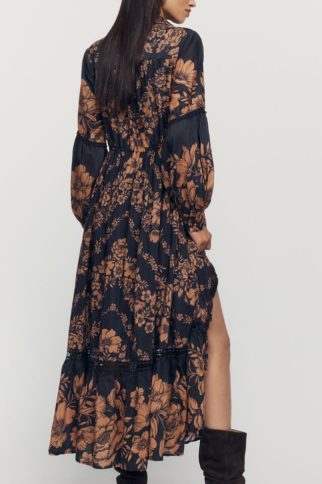 Eleanora Printed Buttondown Midi Shirtdress #3