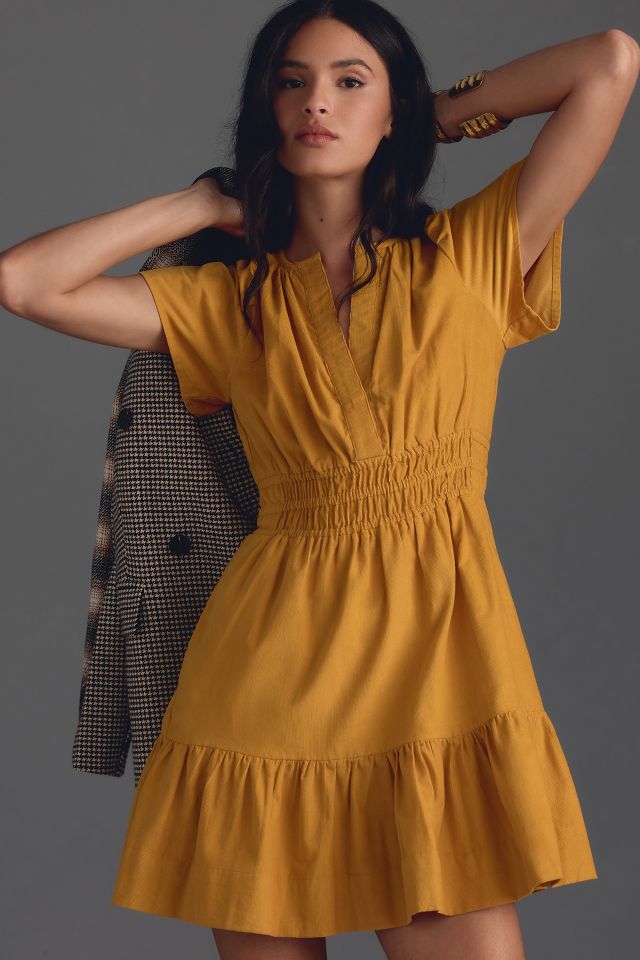 The Somerset Mini Dress Corduroy Edition Anthropologie UK