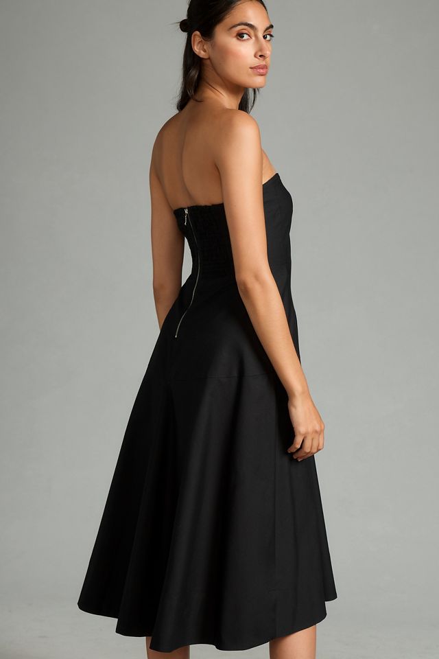 Erin Fetherston Bette Strapless Midi Dress #3