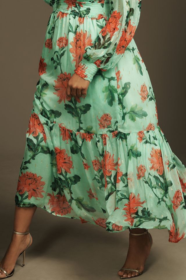 The Odetta Ruffled V-Neck Dress #6