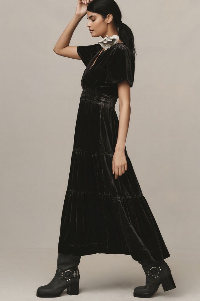 Das Somerset Maxikleid: Samt Edition #3