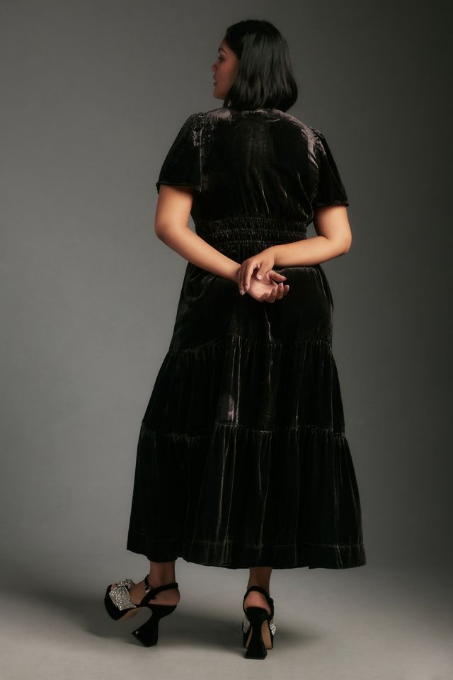 Das Somerset Maxikleid: Samt Edition #7