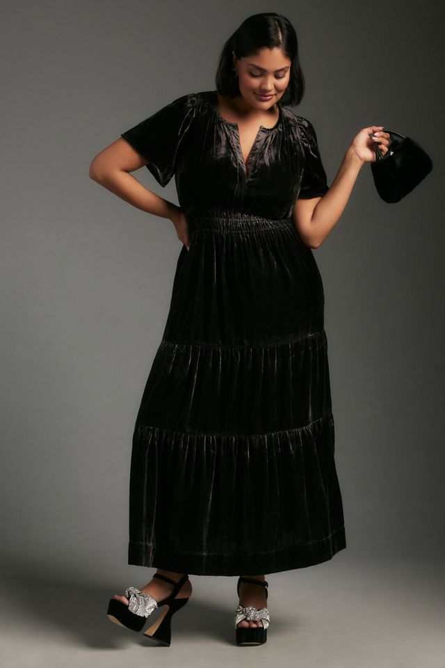 Das Somerset Maxikleid: Samt Edition #4