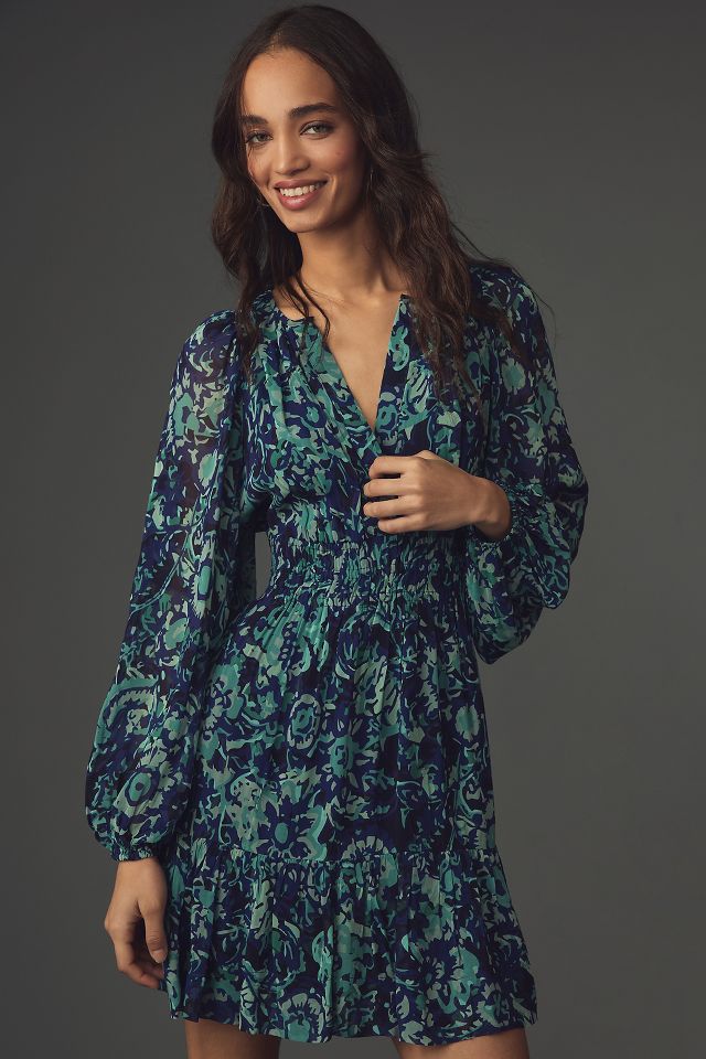 By Anthropologie Long Sleeve Wrap Mini Dress  Anthropologie Singapore -  Women's Clothing, Accessories & Home