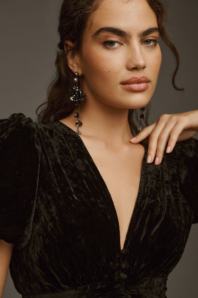 The Katerina Button-Front Dress: Velvet Edition #2