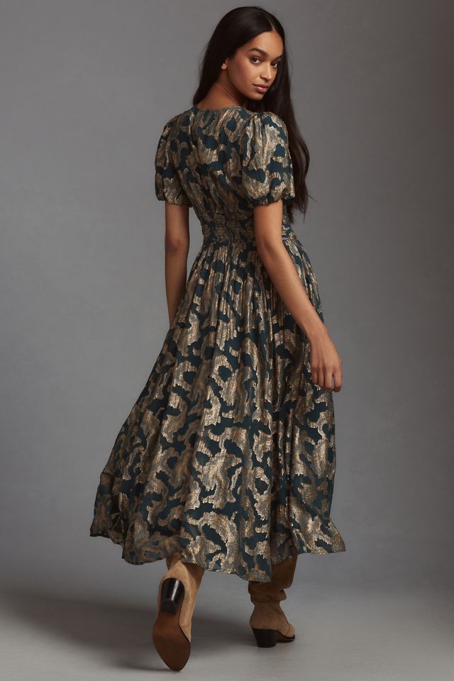 The Katerina Button-Front Dress: Lurex Edition #1