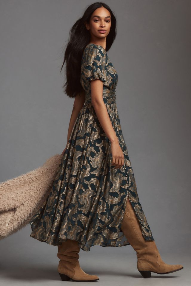 The Katerina Button-Front Dress: Lurex Edition #3