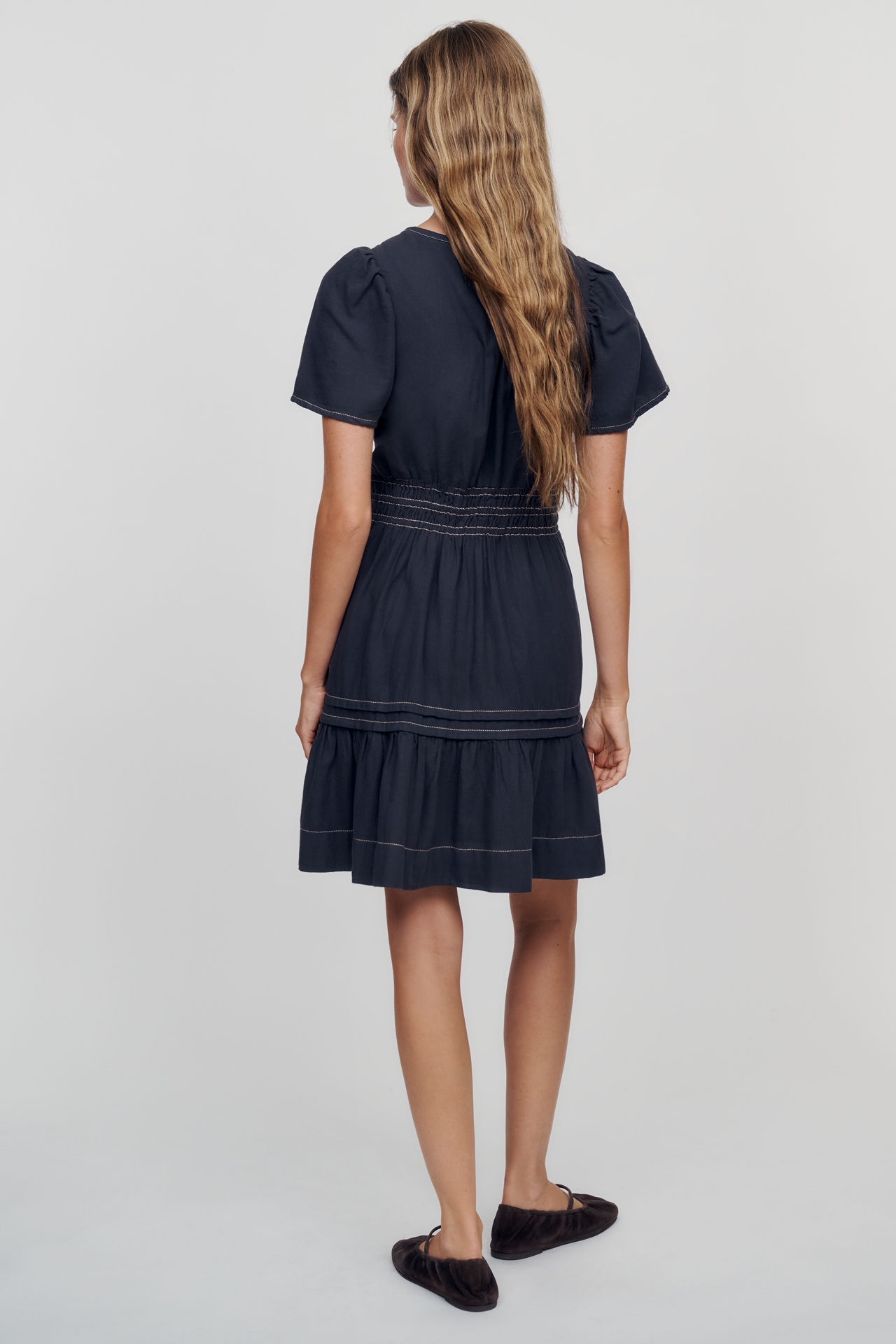 By Anthropologie Somerset 100% Cotton Denim Mini Dress