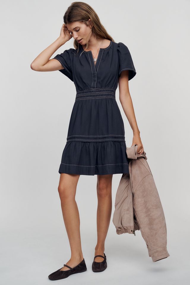 By Anthropologie Somerset 100% Cotton Denim Mini Dress #2