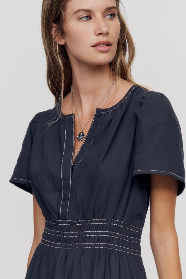 By Anthropologie Somerset 100% Cotton Denim Mini Dress #3