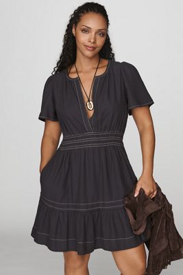 By Anthropologie Somerset 100% Cotton Denim Mini Dress