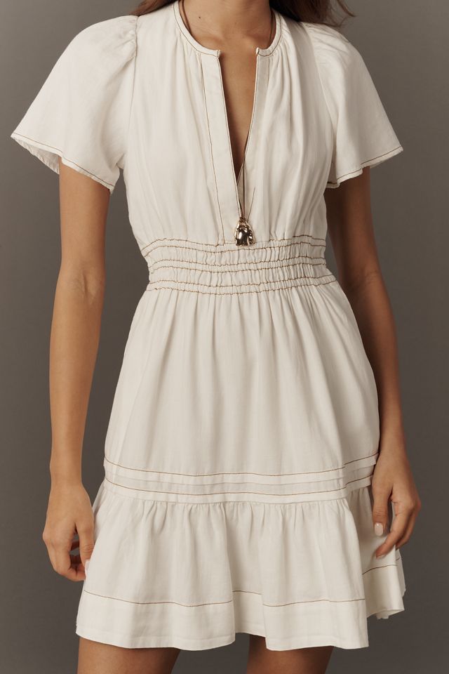 By Anthropologie Somerset 100% Cotton Denim Mini Dress #1