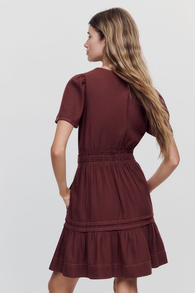 By Anthropologie Somerset 100% Cotton Denim Mini Dress #1