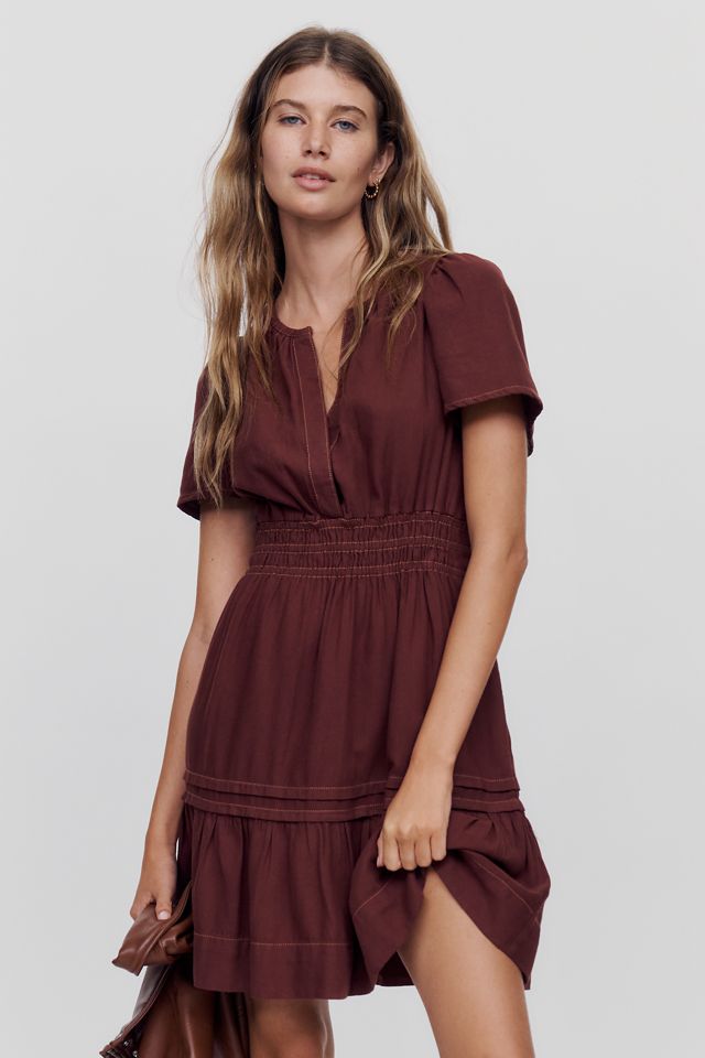 By Anthropologie Somerset 100% Cotton Denim Mini Dress #3