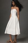 Pilcro Strapless Twofer Midi Dress