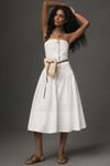 Pilcro Strapless Twofer Midi Dress