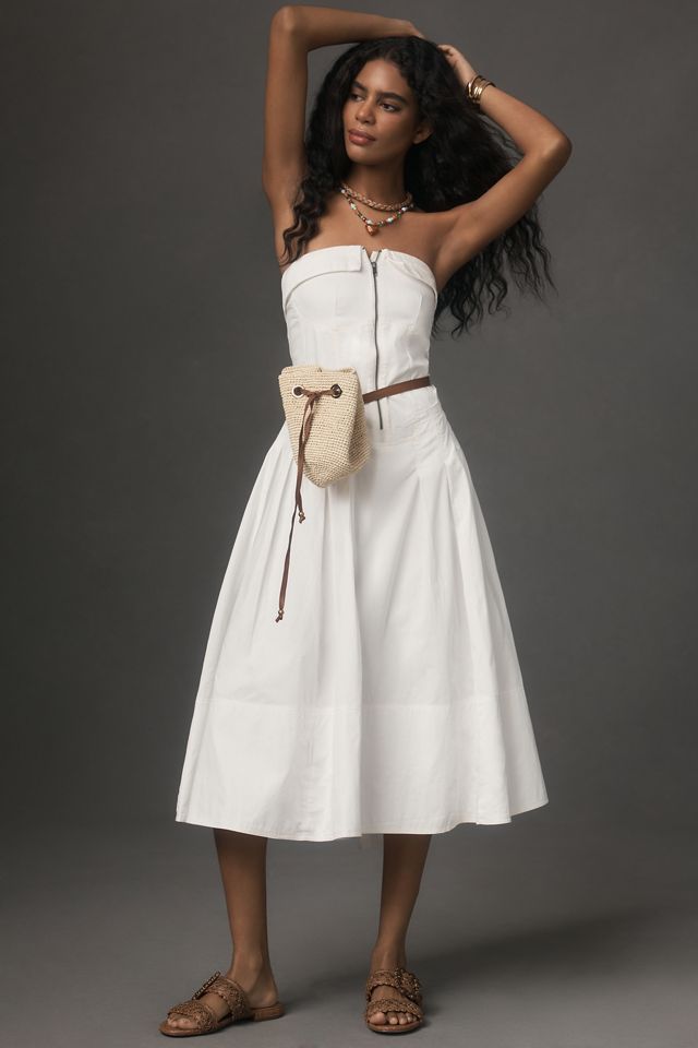 Pilcro Strapless Twofer Midi Dress #1