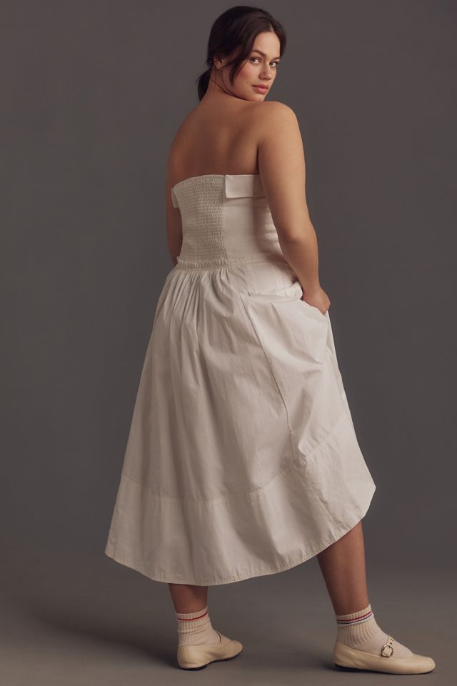 Pilcro Strapless Twofer Midi Dress #7