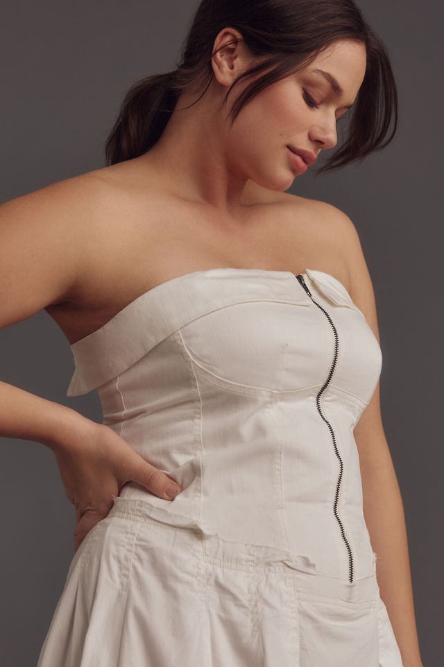 Pilcro Strapless Twofer Midi Dress #8