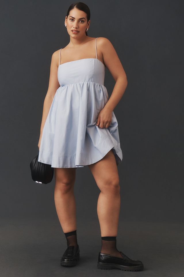 Maeve Square-Neck Babydoll Mini Dress #7