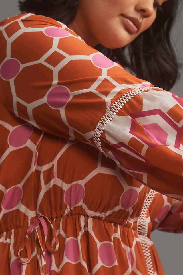 The Eleanora Long-Sleeve Maxi Shirt Dress #6