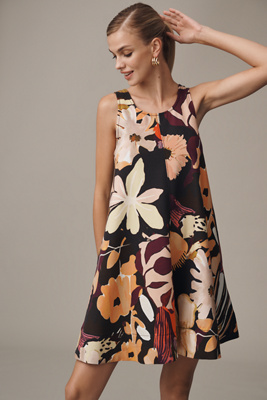 Maeve The Keiko Mini Dress By  In Black