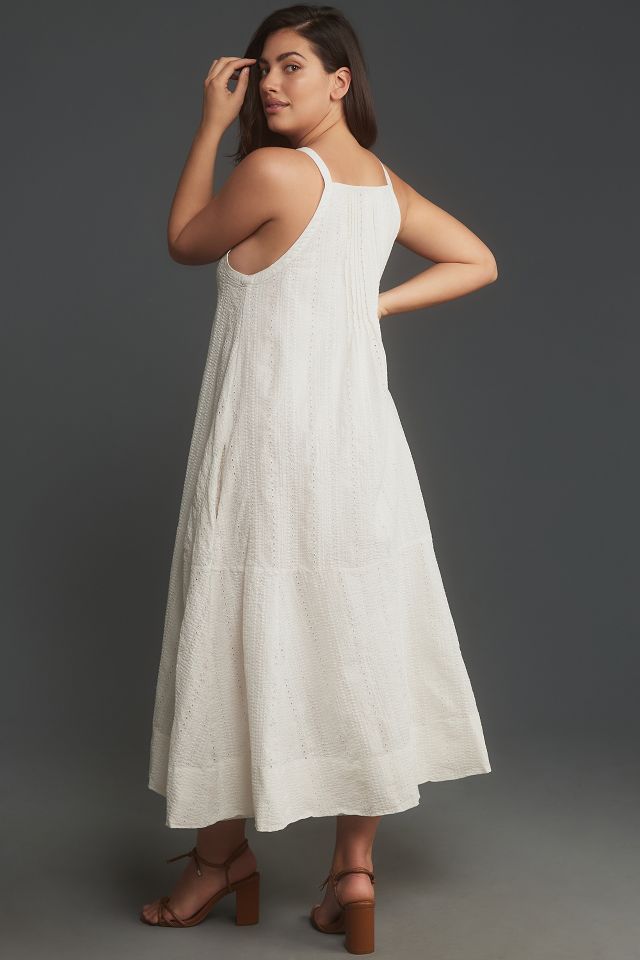 Pilcro Sleeveless Patchwork Midi Dress | Anthropologie