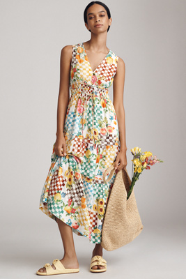 The Somerset Linen Blend Maxi Dress