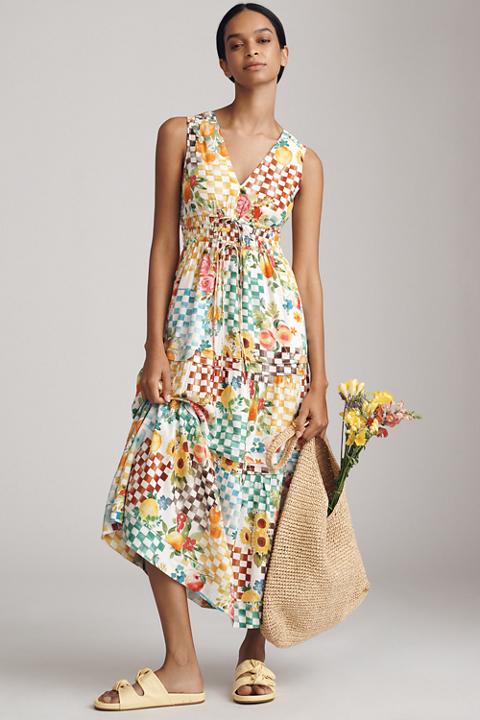 The Somerset Linen Blend Maxi Dress