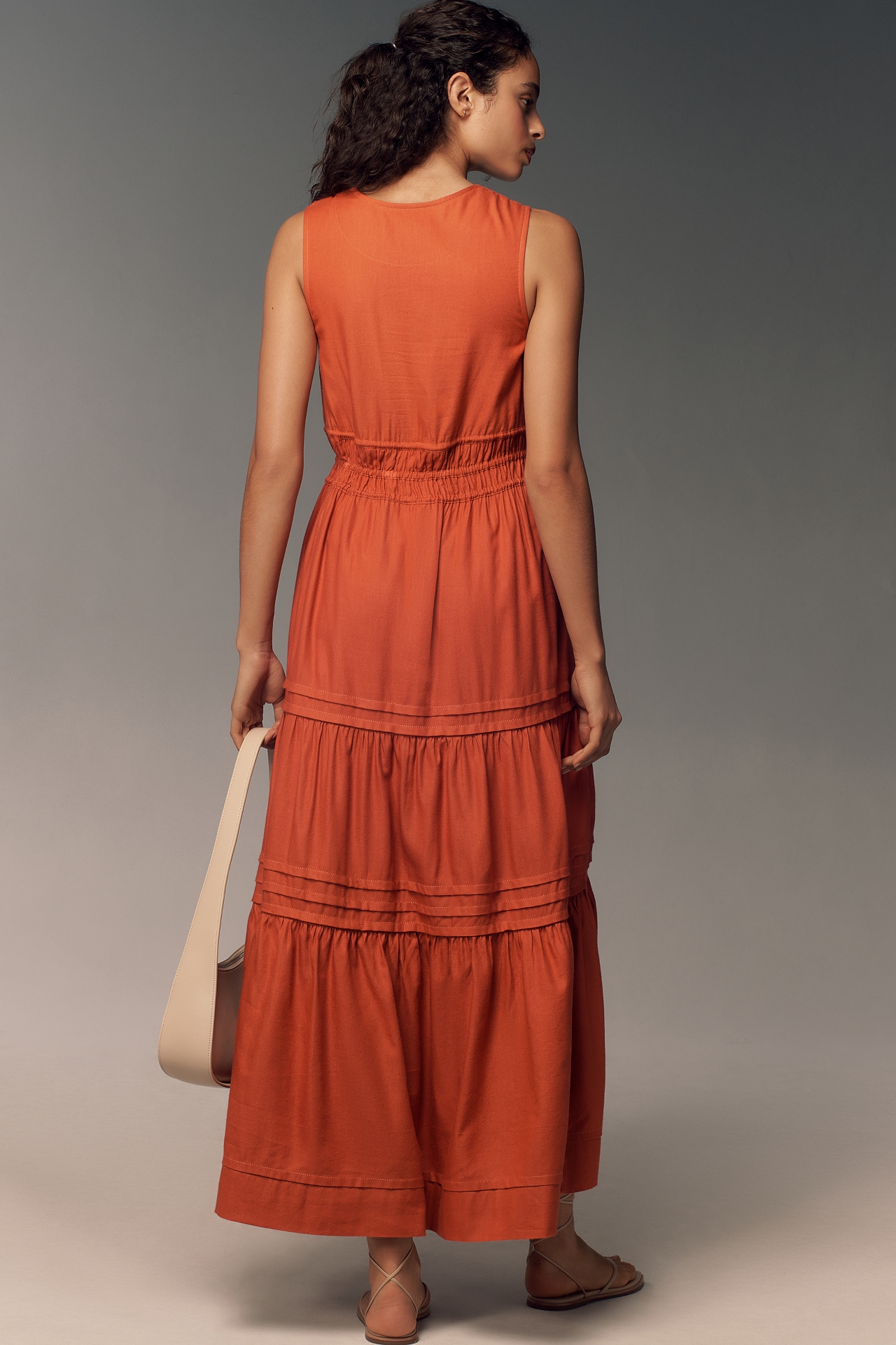 The Somerset Maxi Dress: Linen Ties Edition