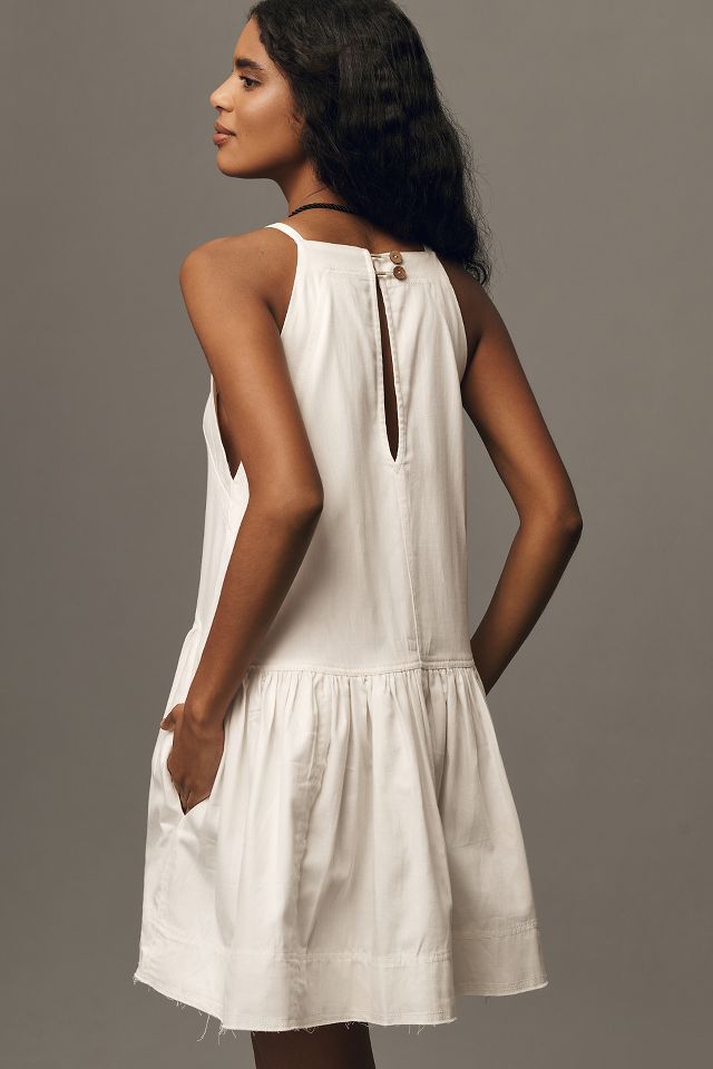 Pilcro Sleeveless Flounce Mini Dress | Anthropologie
