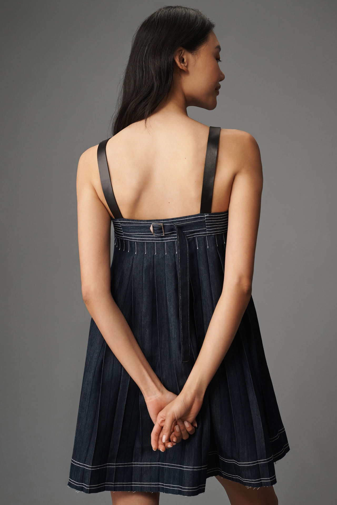 Pilcro Denim Babydoll Mini Dress