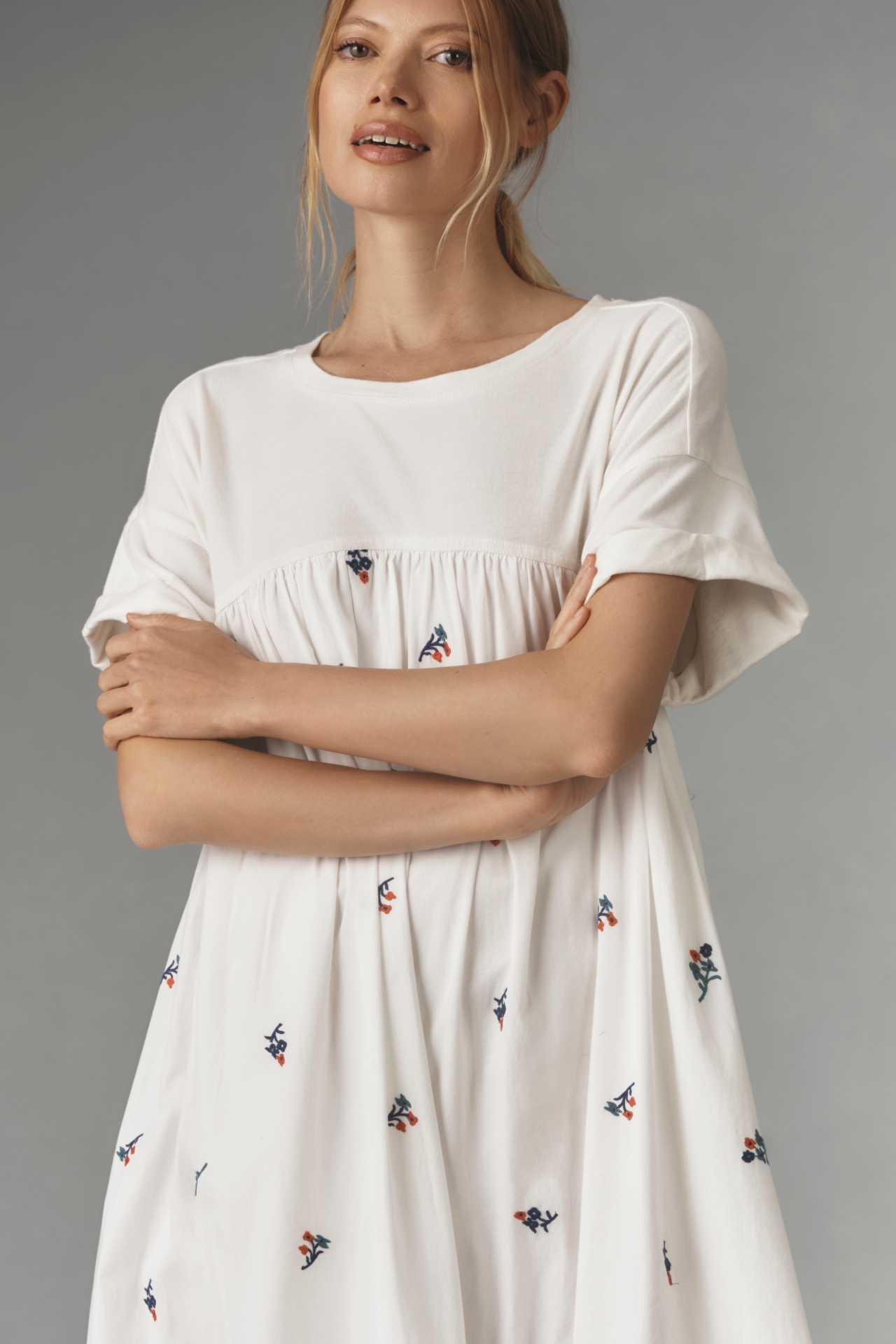 Pilcro Short-Sleeve T-Shirt Midi Dress