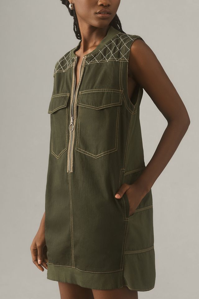 Pilcro Sleeveless Utility Mini Dress #2