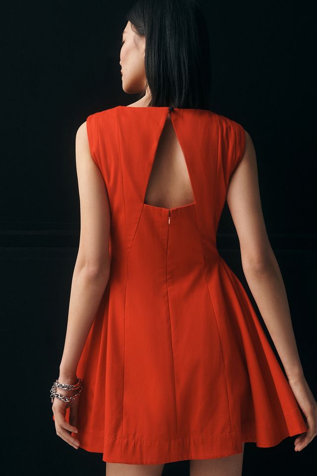 maeve sleeveless back-cutout a-line mini dress McCall's 8406 sewing pattern Misses' Dress with Sleeve and Hemline  Variations — jaycotts.co.uk main image 0