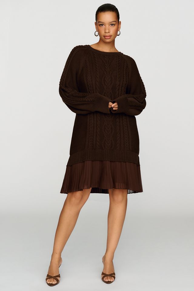 Delphine Sweater Twofer Mini Dress #4