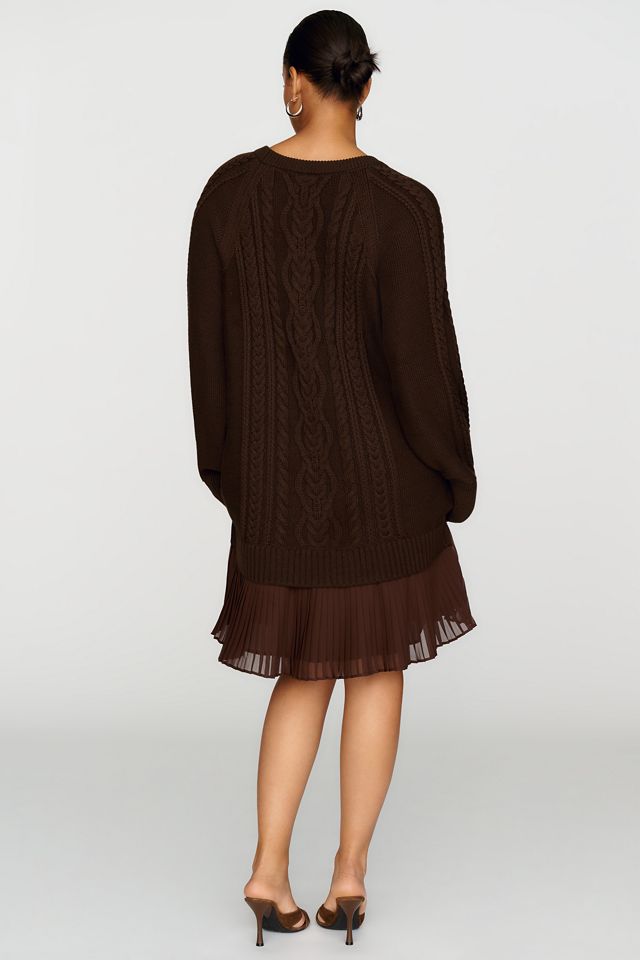 Delphine Sweater Twofer Mini Dress #5