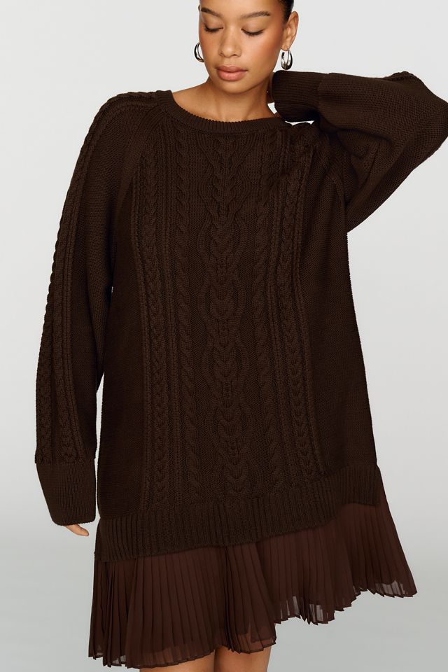 Delphine Sweater Twofer Mini Dress #3