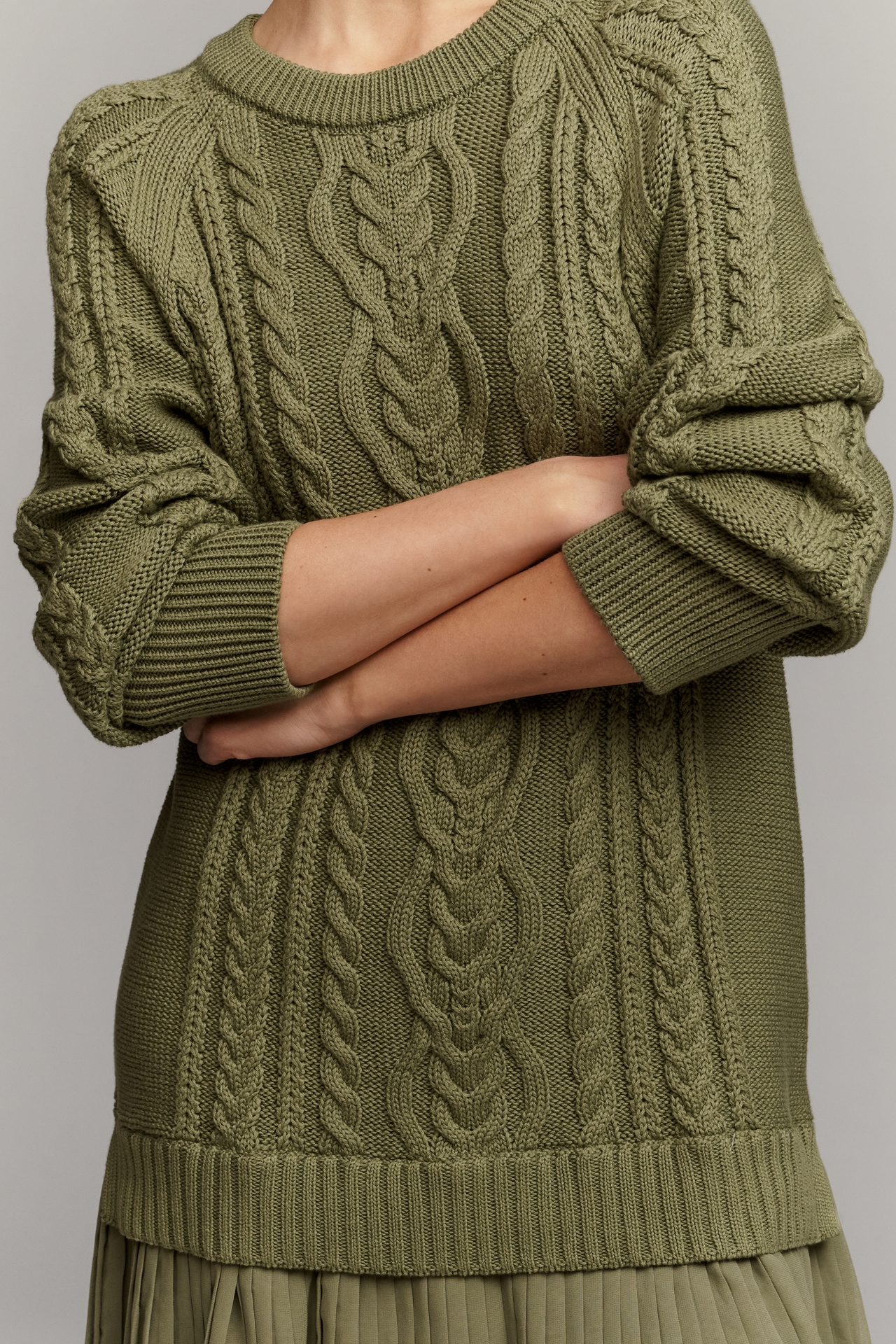 The Delphine Sweater Twofer Mini Dress