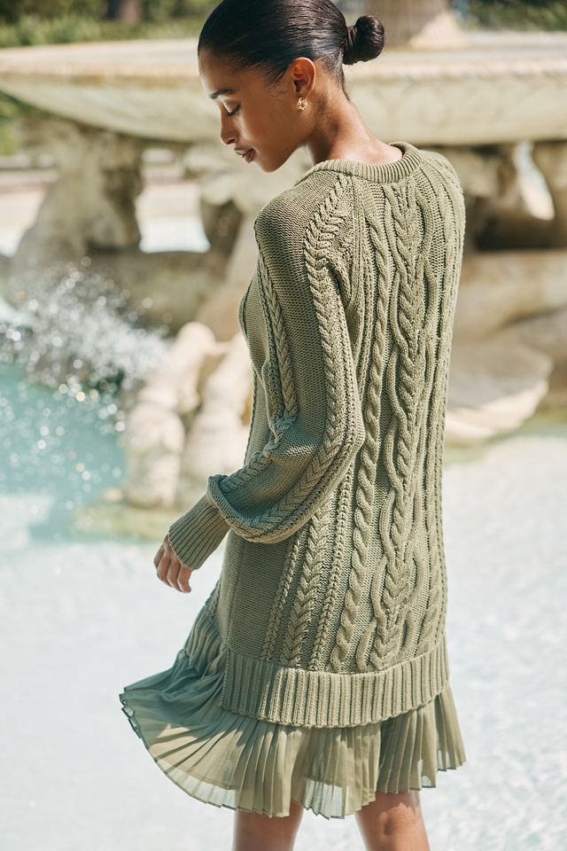 The Delphine Sweater Twofer Mini Dress #3
