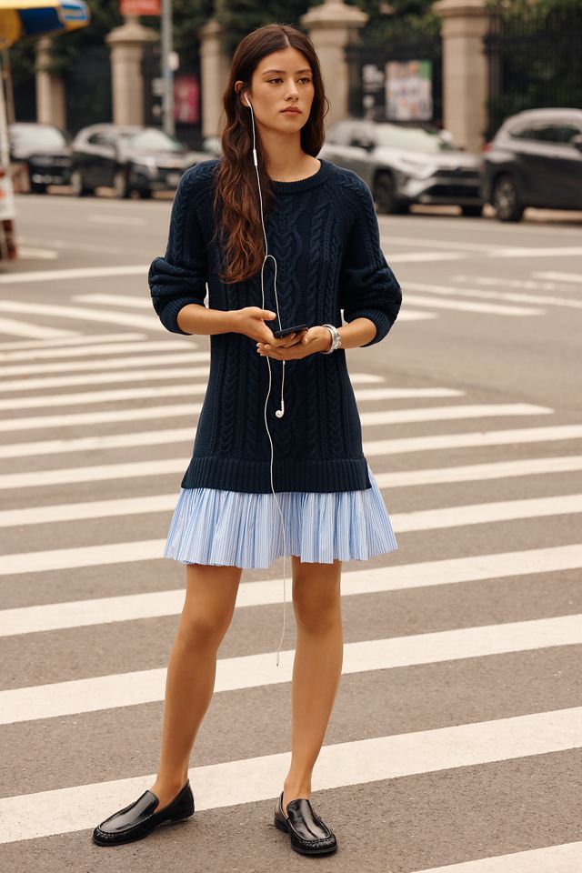 Delphine Sweater Twofer Mini Dress #3