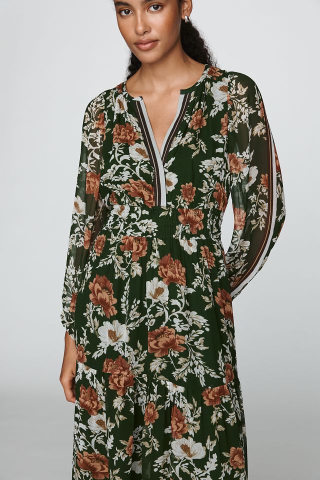 Somerset Maxi Dress: Long-Sleeve Chiffon Edition #1