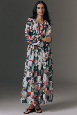 tibi long trapeze dress Tibi Dress – Silk Taffeta – Dress – by SUE SARTOR M main image 0